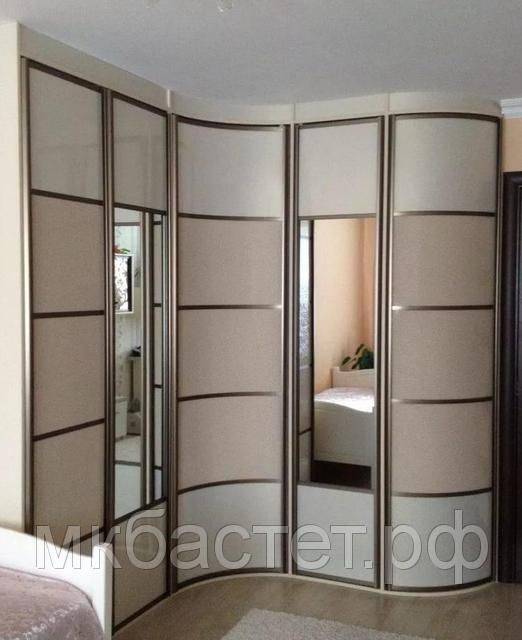 радиусный шкаф-купе р-7 в Тюмени