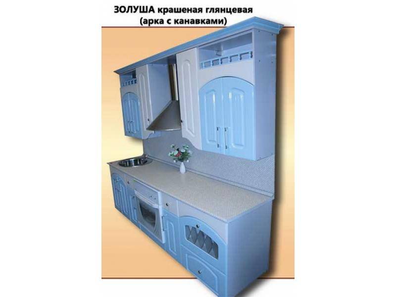 кухня золушка крашеная глянцевая в Тюмени