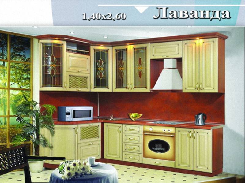 кухня угловая «лаванда» в Тюмени