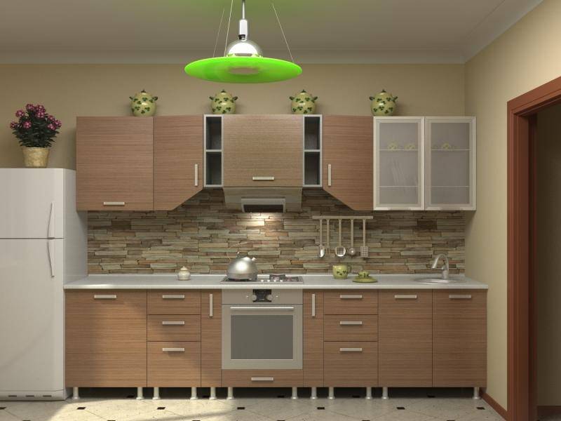 кухня прямая азалия комплектация 9 в Тюмени