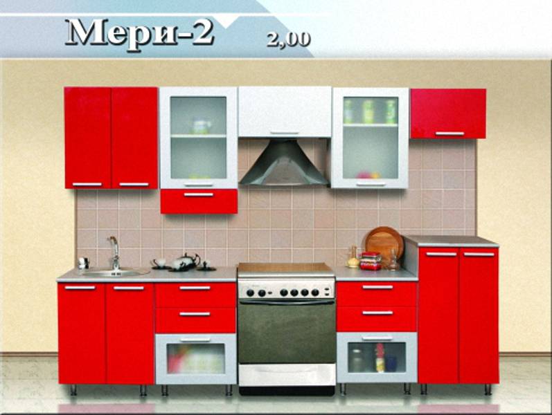 кухня прямая «мери - 2» в Тюмени