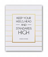 постер keep your heels а3 в Тюмени