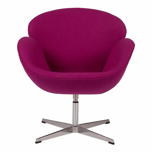 кресло swan chair лиловое в Тюмени