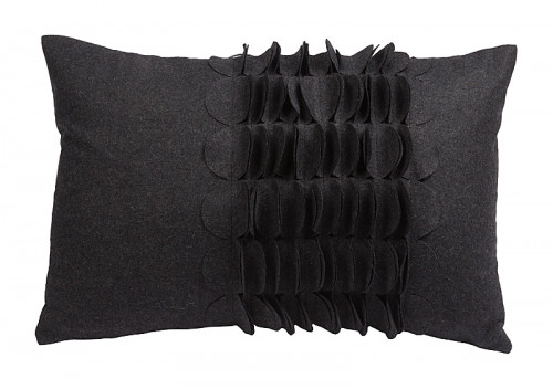 подушка с объемным узором giselle dark gray в Тюмени