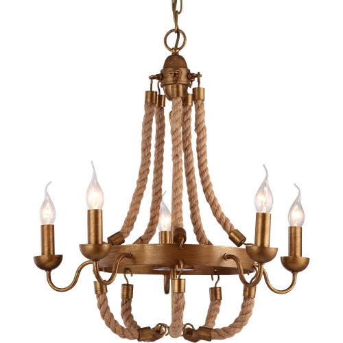 подвесная люстра arte lamp amaca a8957lm-5bz в Тюмени