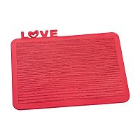 разделочная доска happy board love, красная в Тюмени