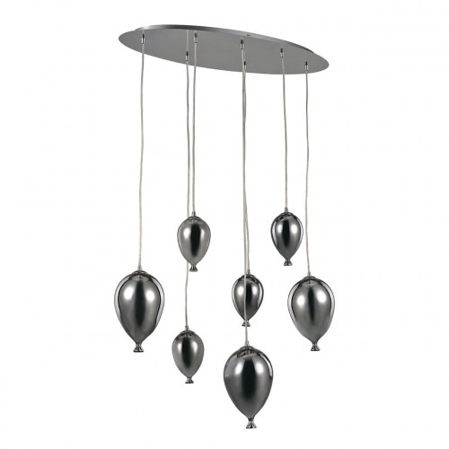 подвесная люстра ideal lux clown sp7 cromo в Тюмени