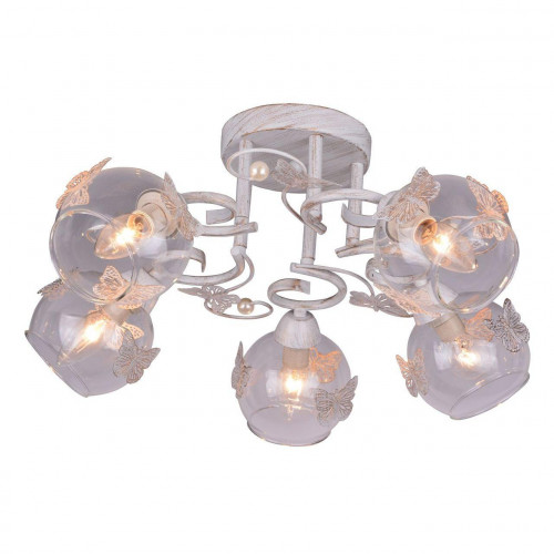 потолочная люстра arte lamp alessandra a5004pl-5wg в Тюмени