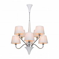 подвесная люстра arte lamp a1528lm-8wh белая в Тюмени