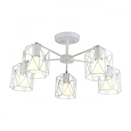 потолочная люстра arte lamp a4284pl-5wh белая в Тюмени