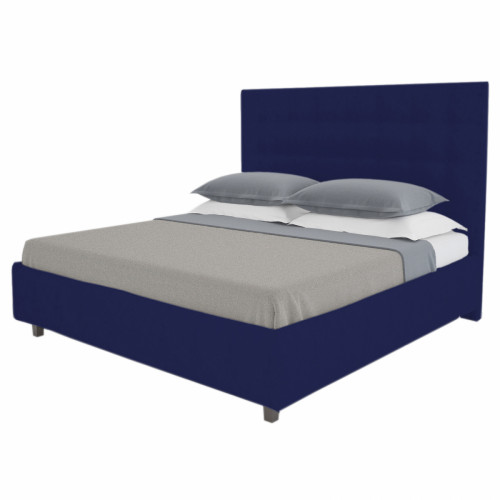 кровать подростковая 140х200 синяя royal black в Тюмени