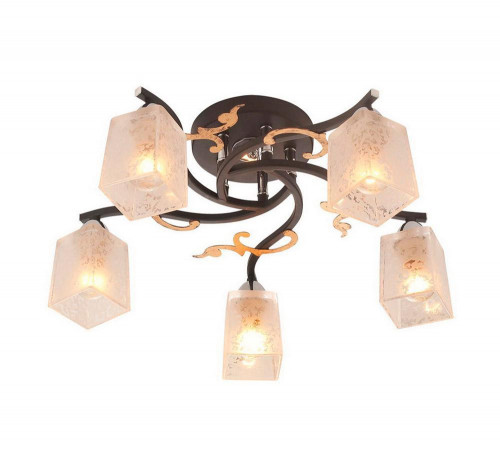 потолочная люстра idlamp edda 206/5pf-blackchrome в Тюмени