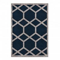 ковер ahston blue 150x220 синий в Тюмени