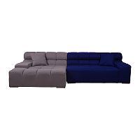 диван tufty-time sofa угловой модульный серо-синий в Тюмени