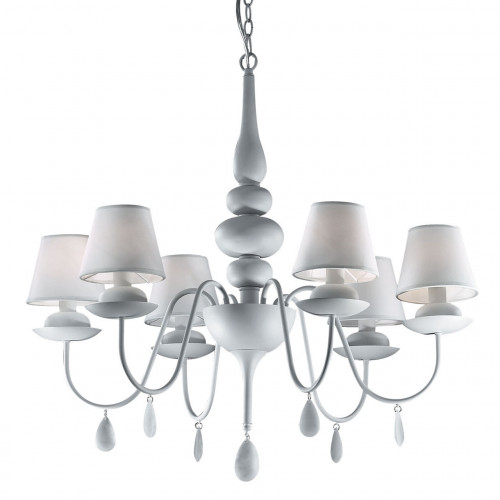 подвесная люстра ideal lux blanche sp6 bianco в Тюмени