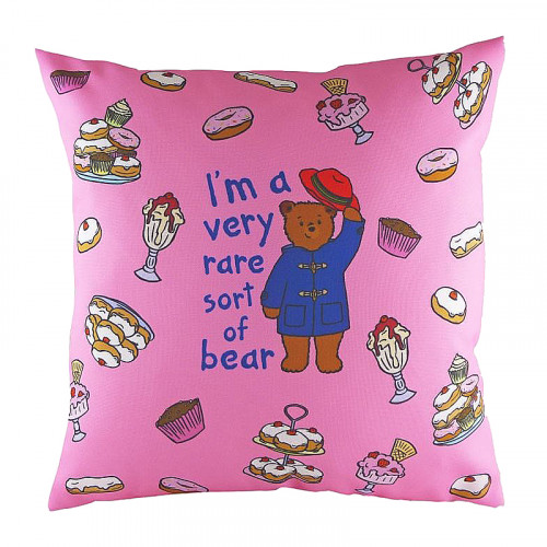 подушка с принтом paddington bear pink в Тюмени