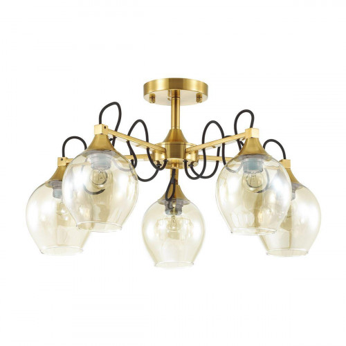 потолочная люстра lumion megan 3777/5c желтая в Тюмени