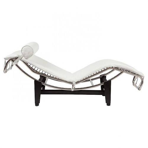шезлонг chaise longue lc4 белый в Тюмени