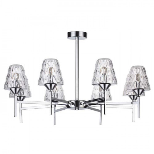 потолочная светодиодная люстра lumion gerana 3598/48cl хром в Тюмени