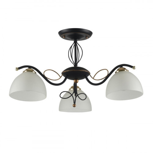 потолочная люстра idlamp ragia 554/3pf-blackpatina в Тюмени