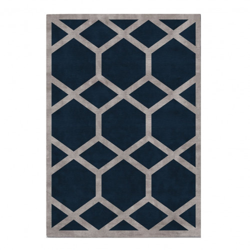 ковер ahston blue 300x400 синий в Тюмени
