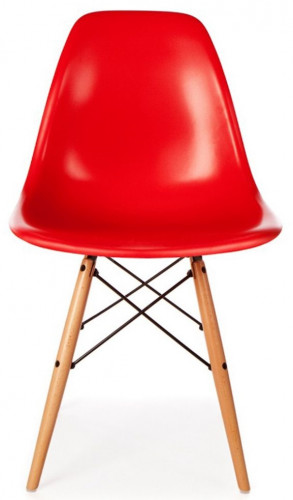 стул классический dsw красный (eames style) в Тюмени