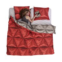 постельное белье оригами красный (200*220) в Тюмени