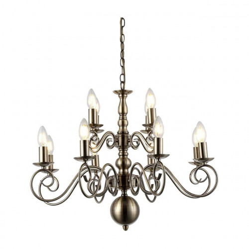 подвесная люстра arte lamp a1129lm-12ab в Тюмени
