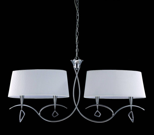 подвесная люстра mantra mara chrome - white 1642 в Тюмени