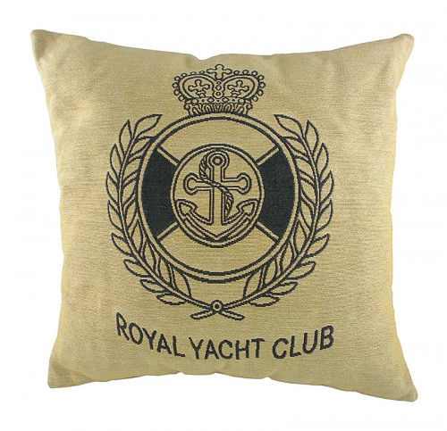 подушка с гербом королевского royal yacht club в Тюмени