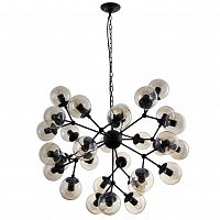 подвесная люстра crystal lux medea sp30 коричневая в Тюмени