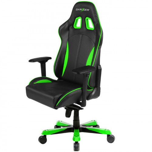 кресло геймерское dxracer king ks57 черно-зеленое в Тюмени