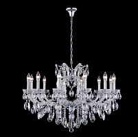 подвесная люстра crystal lux hollywood sp12 chrome в Тюмени