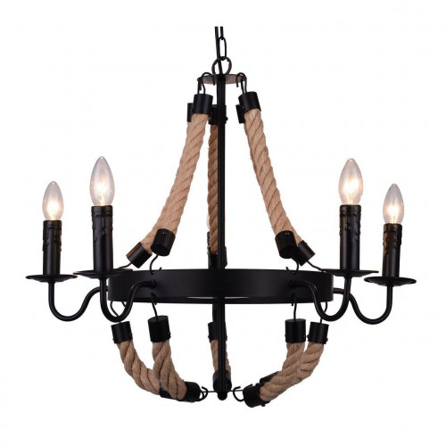 подвесная люстра arte lamp marsiglia a8956lm-5bk в Тюмени