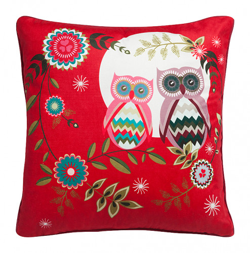 подушка с совами owl's party в Тюмени