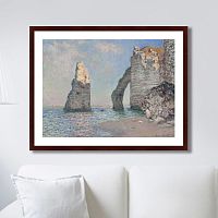 картина: the rock needle and the porte d'aval, 1885г. в Тюмени