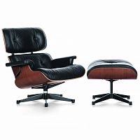 кресло lounge chair черное в Тюмени