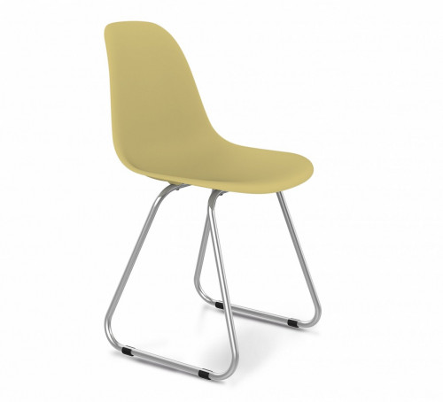 стул dsr бежевый s38 pp (eames style) в Тюмени