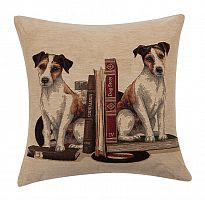 подушка с джек-рассел терьерами bookends jack russell в Тюмени