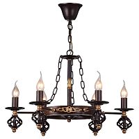 подвесная люстра arte lamp cartwheel a4550lm-6ck в Тюмени