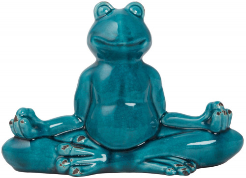 декор frog blue meditation в Тюмени