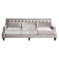 диван tufted прямой серый в Тюмени