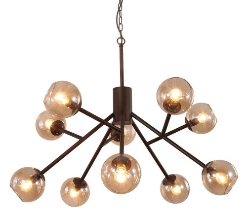 подвесная люстра crystal lux bueno sp-pl10 в Тюмени