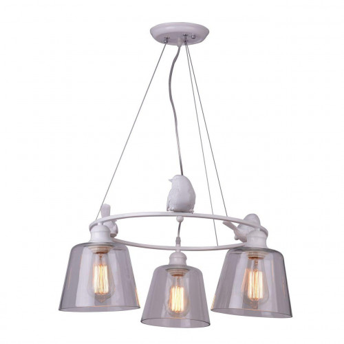 подвесная люстра arte lamp passero a4289lm-3wh в Тюмени