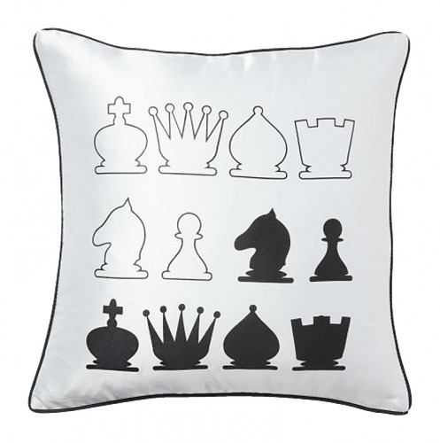подушка с шахматами chess white в Тюмени