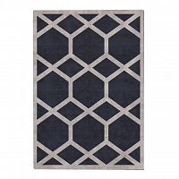 ковер ashton steel 120x170 серый в Тюмени