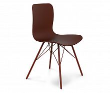 стул dsr коричневый s40 (eames style) в Тюмени