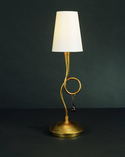 настольная лампа mantra paola painted gold 3545 в Тюмени