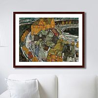 картина: crescent of houses ii (island_town), 1915г. в Тюмени