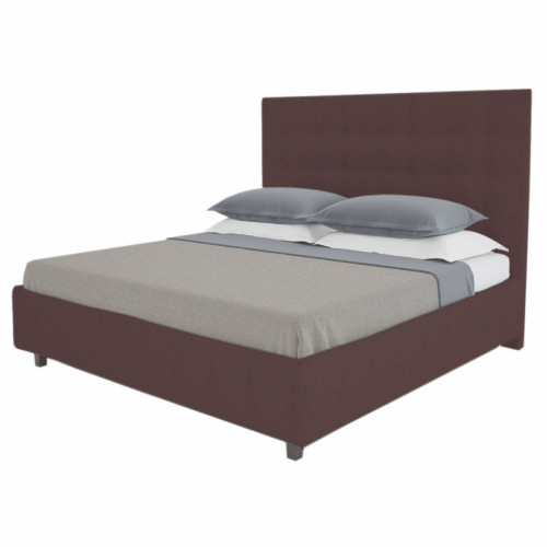 кровать двуспальная 160х200 коричневая royal black в Тюмени